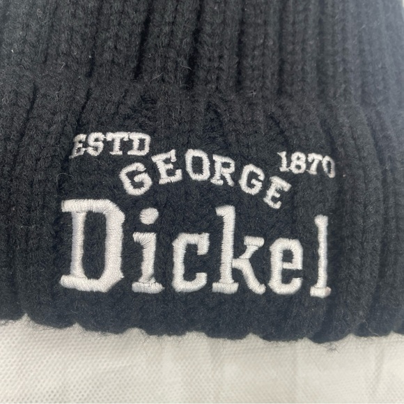 NWT Apollo Simplicity George Dickel Beanie Womens OSFM Black Pom Poof Whisky - Picture 5 of 11